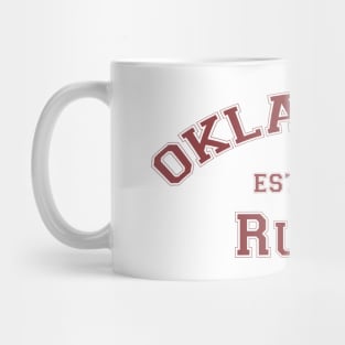 Arched Rugby Oklahoma Mug